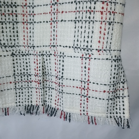 Worthington 14 Academia Creme Tweed Skirt plus - Picture 8 of 8